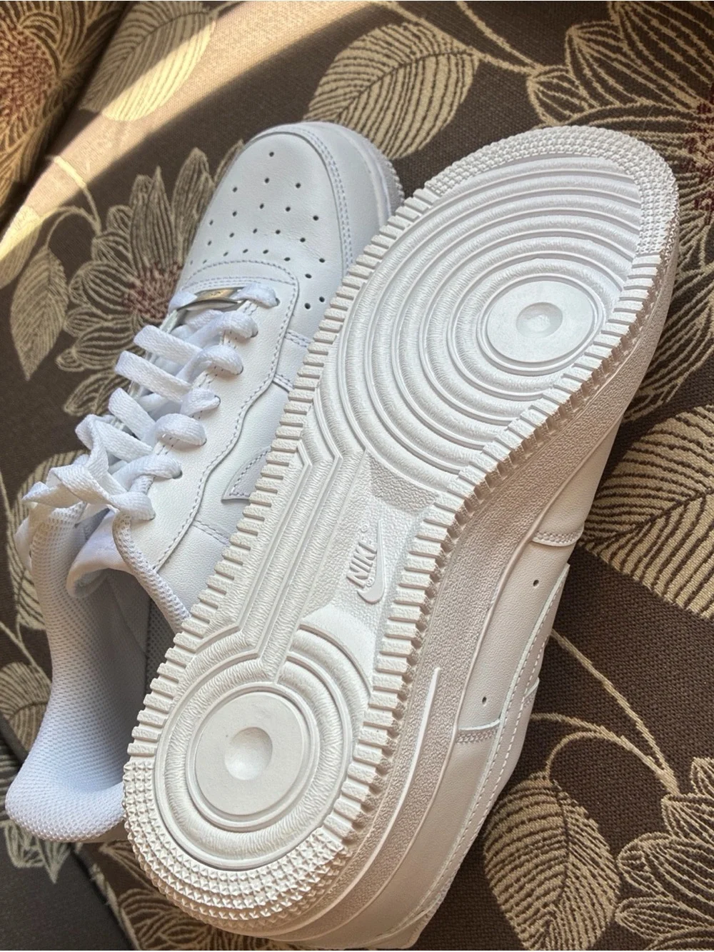 Nike Air Force 1 ‘07 Low triple White Leather Sneakers